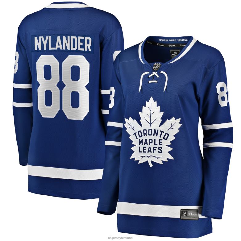 NHL Women Toronto Maple Leafs William Nylander Fanatics Branded Blue Home Team Breakaway Player Jersey D002V833 Clothing