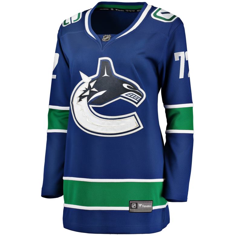 NHL Women Vancouver Canucks Anthony Beauvillier Fanatics Branded Blue Home Breakaway Jersey D002V1678 Clothing