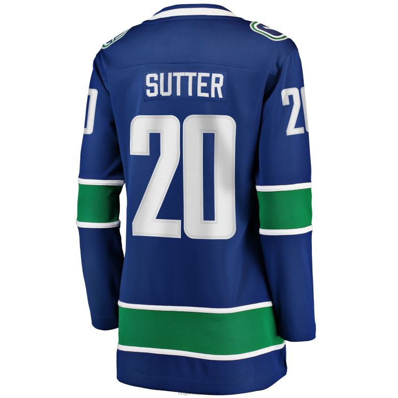 NHL Women Vancouver Canucks Brandon Sutter Fanatics Branded Blue Home Breakaway Player Jersey D002V2338 Clothing