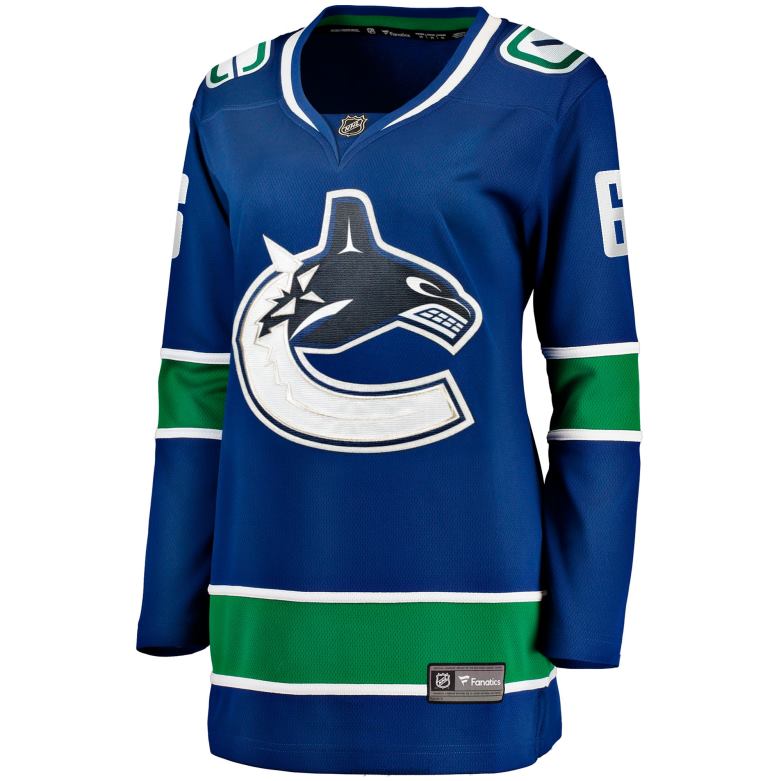NHL Women Vancouver Canucks Brock Boeser Fanatics Branded Blue Home Breakaway Jersey D002V2144 Clothing
