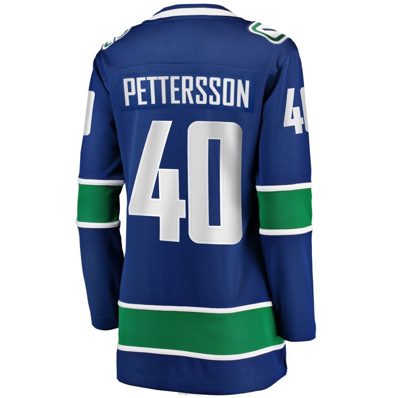 NHL Women Vancouver Canucks Elias Pettersson Fanatics Branded Blue 2019/20 Home Premier Breakaway Player Jersey D002V1259 Clothing