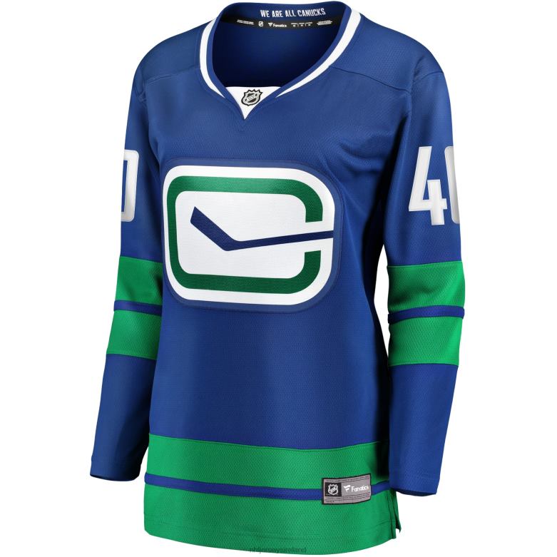 NHL Women Vancouver Canucks Elias Pettersson Fanatics Branded Royal 2019/20 Alternate Premier Breakaway Player Jersey D002V1753 Clothing
