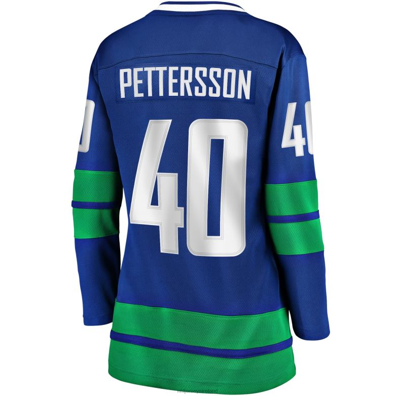 NHL Women Vancouver Canucks Elias Pettersson Fanatics Branded Royal 2019/20 Alternate Premier Breakaway Player Jersey D002V1753 Clothing