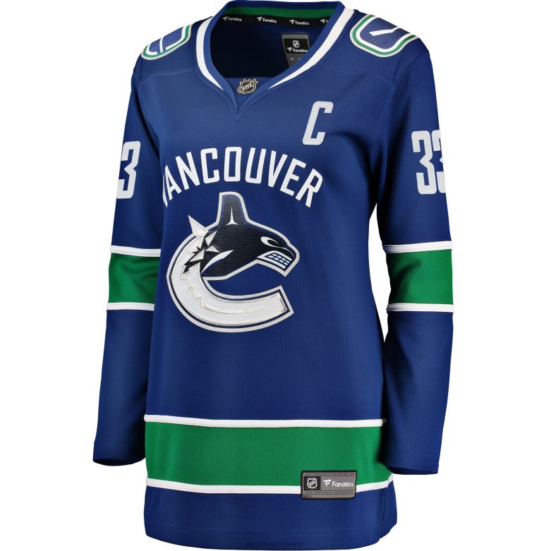 NHL Women Vancouver Canucks Henrik Sedin Fanatics Branded Blue Home Breakaway Player Jersey D002V1388 Clothing