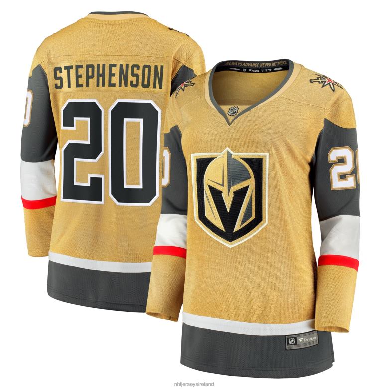 NHL Women Vegas Golden Knights Chandler Stephenson Fanatics Branded Gold Home Breakaway Jersey D002V1590 Clothing