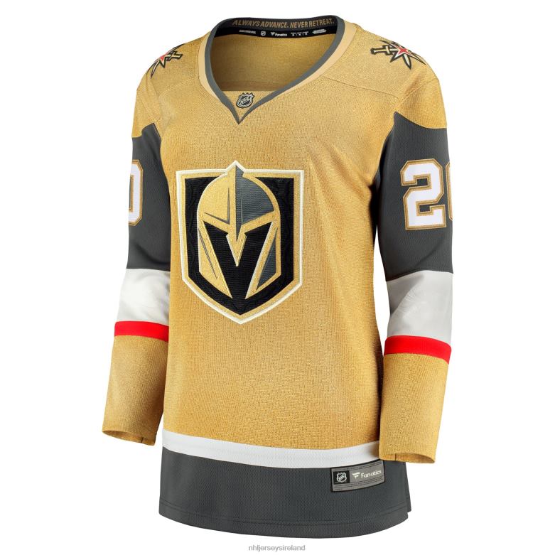 NHL Women Vegas Golden Knights Chandler Stephenson Fanatics Branded Gold Home Breakaway Jersey D002V1590 Clothing