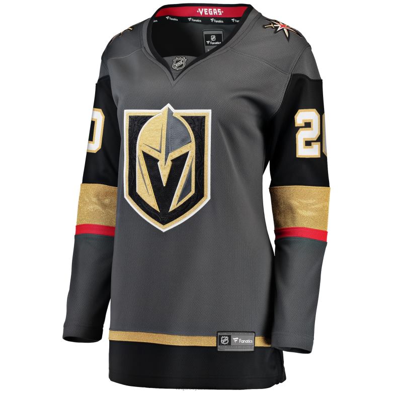 NHL Women Vegas Golden Knights Chandler Stephenson Fanatics Branded Gray Home Breakaway Player Jersey D002V1281 Clothing