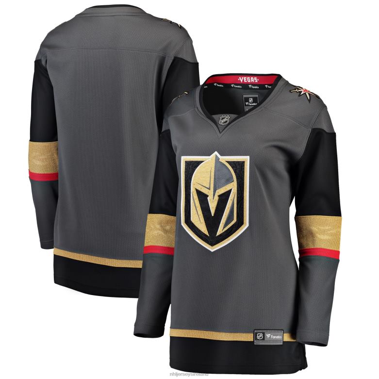 NHL Women Vegas Golden Knights Fanatics Branded Gray Breakaway Alternate Jersey D002V524 Clothing
