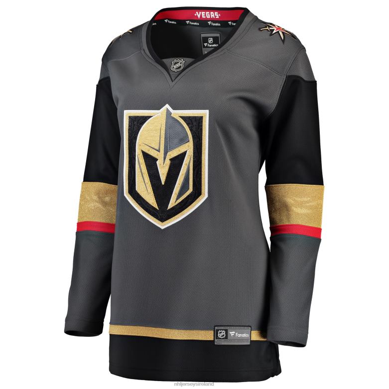 NHL Women Vegas Golden Knights Fanatics Branded Gray Breakaway Alternate Jersey D002V524 Clothing