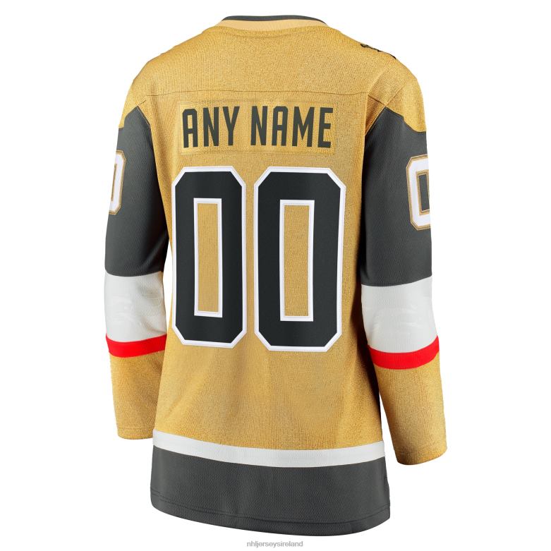 NHL Women Vegas Golden Knights Fanatics Branded Home Breakaway Custom Jersey D002V823 Clothing