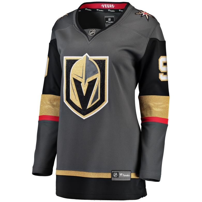 NHL Women Vegas Golden Knights Jack Eichel Fanatics Branded Alternate Breakaway Player Jersey D002V1578 Clothing