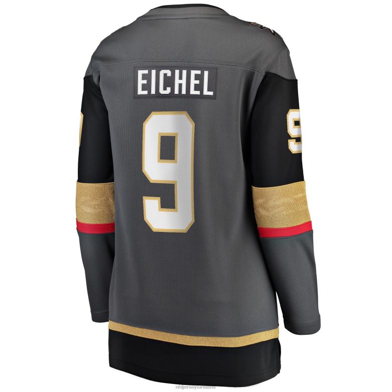 NHL Women Vegas Golden Knights Jack Eichel Fanatics Branded Alternate Breakaway Player Jersey D002V1578 Clothing