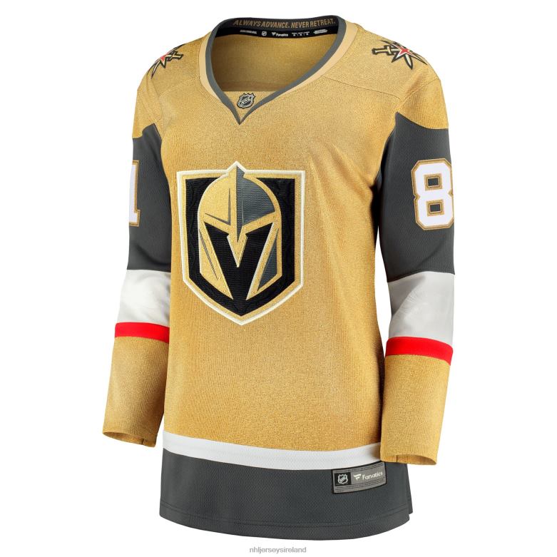 NHL Women Vegas Golden Knights Jonathan Marchessault Fanatics Branded Gold Home Breakaway Jersey D002V1591 Clothing