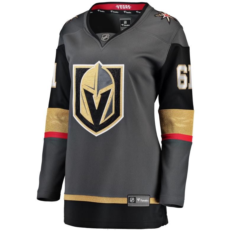 NHL Women Vegas Golden Knights Mark Stone Fanatics Branded Gray Breakaway Player Jersey D002V1504 Clothing