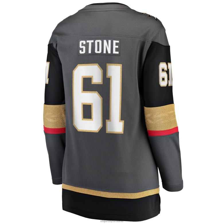 NHL Women Vegas Golden Knights Mark Stone Fanatics Branded Gray Breakaway Player Jersey D002V1504 Clothing
