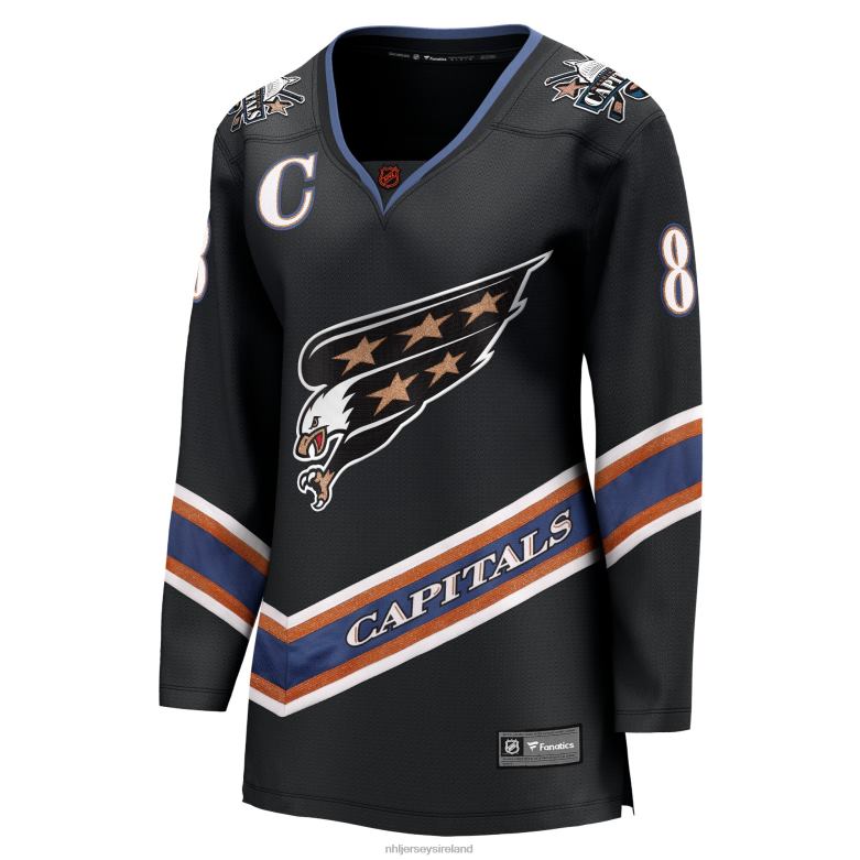 NHL Women Washington Capitals Alexander Ovechkin Fanatics Branded Black Special Edition 20 Breakaway Player Jersey D002V354 Clothing