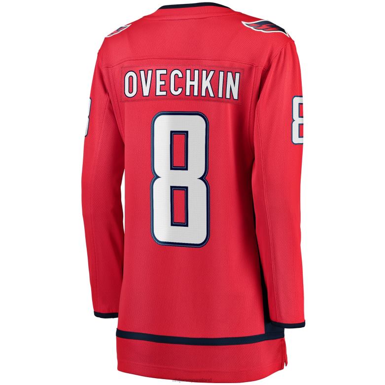 NHL Women Washington Capitals Alexander Ovechkin Fanatics Branded Red Captain Patch Home Breakaway Jersey D002V936 Clothing