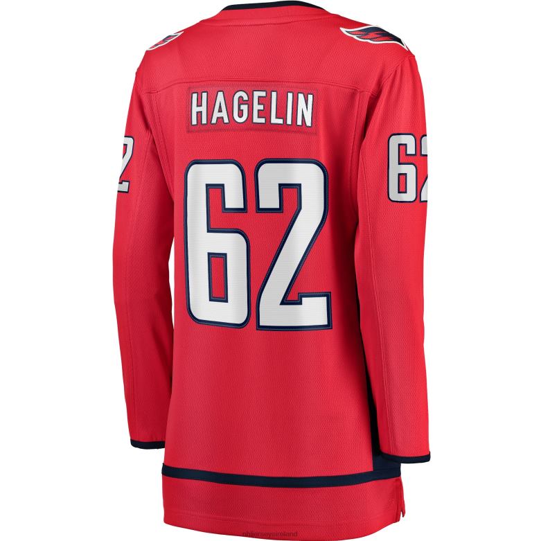 NHL Women Washington Capitals Carl Hagelin Fanatics Branded Red Home Breakaway Player Jersey D002V2337 Clothing