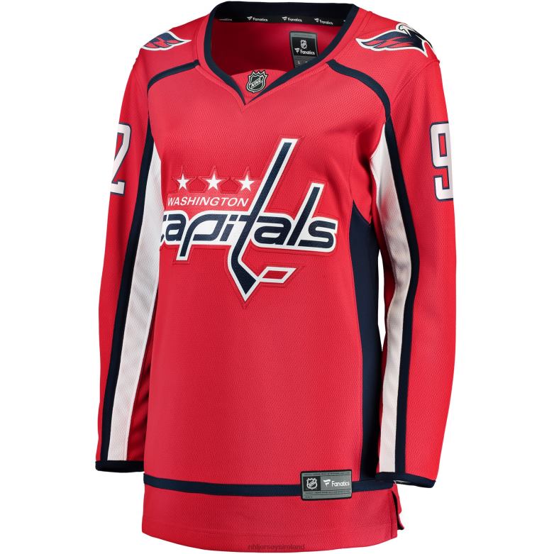 NHL Women Washington Capitals Evgeny Kuznetsov Fanatics Branded Red Breakaway Player Jersey D002V1539 Clothing