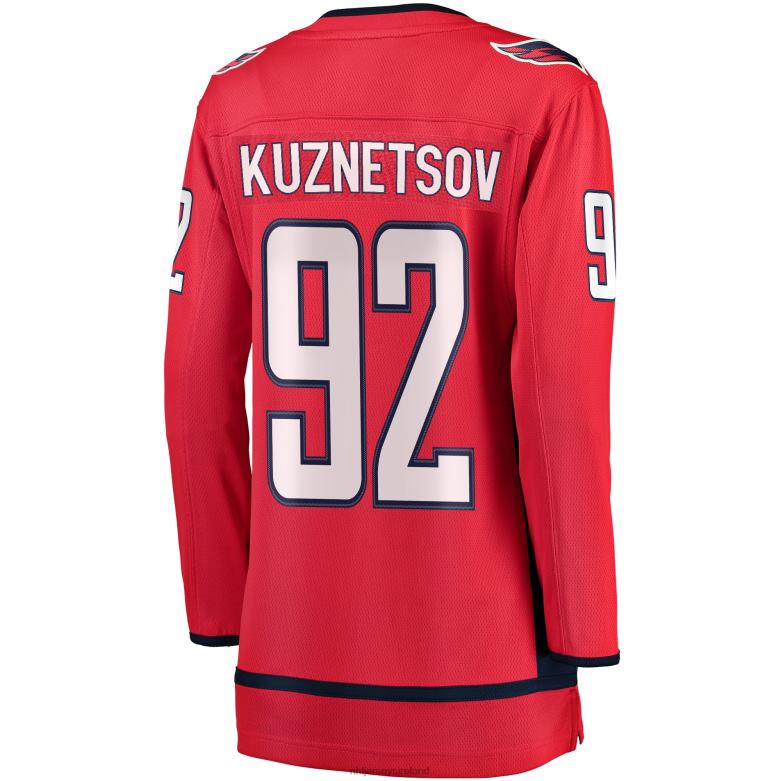 NHL Women Washington Capitals Evgeny Kuznetsov Fanatics Branded Red Breakaway Player Jersey D002V1539 Clothing