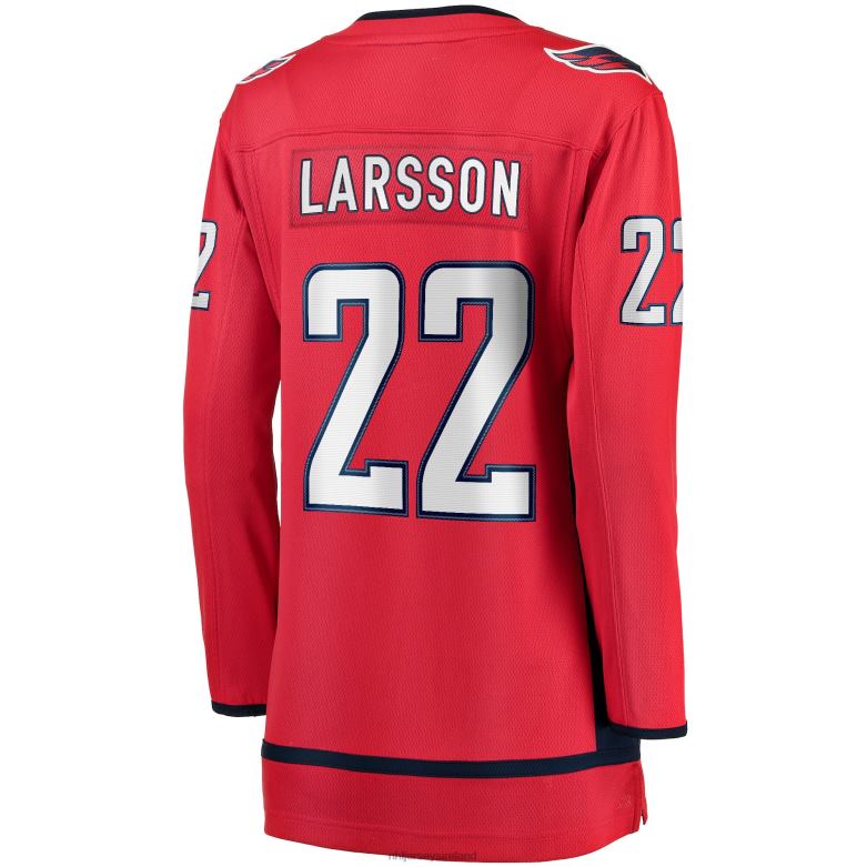NHL Women Washington Capitals Johan Larsson Fanatics Branded Red Home Breakaway Player Jersey D002V2202 Clothing