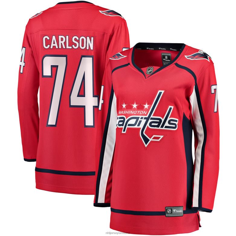 NHL Women Washington Capitals John Carlson Fanatics Branded Red Breakaway Player Jersey D002V1941 Clothing