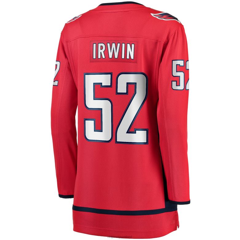 NHL Women Washington Capitals Matt Irwin Fanatics Branded Red Home Breakaway Player Jersey D002V1647 Clothing