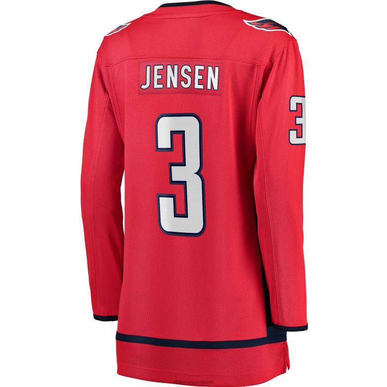 NHL Women Washington Capitals Nick Jensen Fanatics Branded Red Home Breakaway Player Jersey D002V1894 Clothing