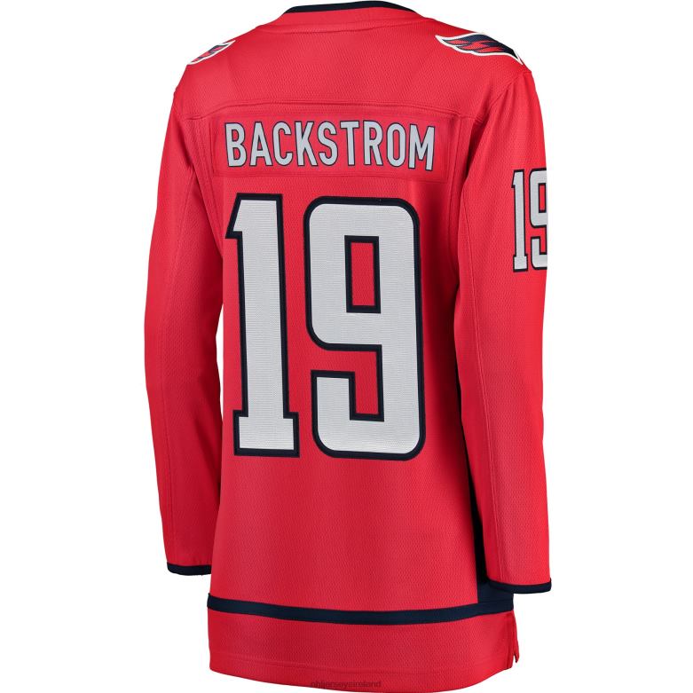 NHL Women Washington Capitals Nicklas Backstrom Fanatics Branded Red Home Breakaway Player Jersey D002V850 Clothing