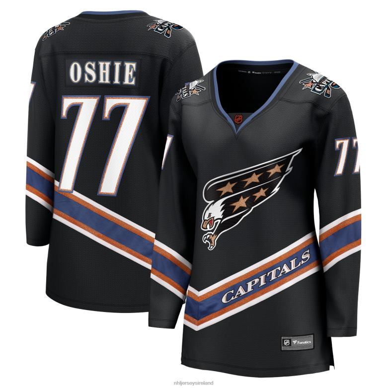 NHL Women Washington Capitals Tj Oshie Fanatics Branded Black Special Edition 20 Breakaway Player Jersey D002V516 Clothing