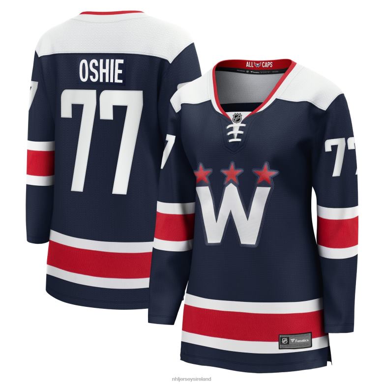 NHL Women Washington Capitals Tj Oshie Fanatics Branded Navy 2020/21 Alternate Premier Breakaway Player Jersey D002V431 Clothing