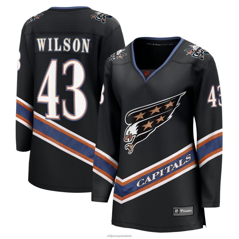 NHL Women Washington Capitals Tom Wilson Fanatics Branded Black Special Edition 20 Breakaway Player Jersey D002V496 Clothing