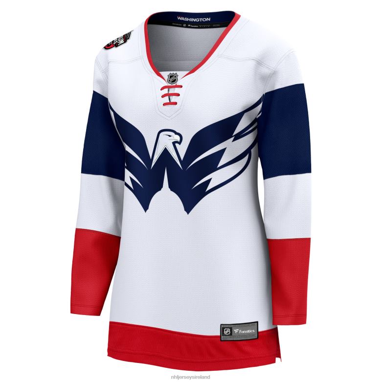 NHL Women Washington Capitals Tom Wilson Fanatics Branded White 2023 Stadium Series Breakaway Player Jersey D002V658 Clothing