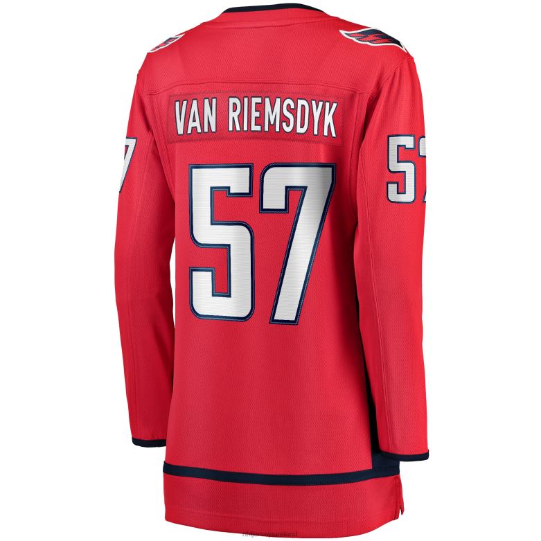 NHL Women Washington Capitals Trevor Van Riemsdyk Fanatics Branded Red Home Breakaway Jersey D002V1897 Clothing
