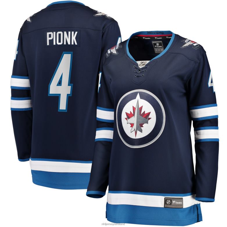 NHL Women Winnipeg Jets Neal Pionk Fanatics Branded Navy Home Breakaway Player Jersey D002V2109 Clothing