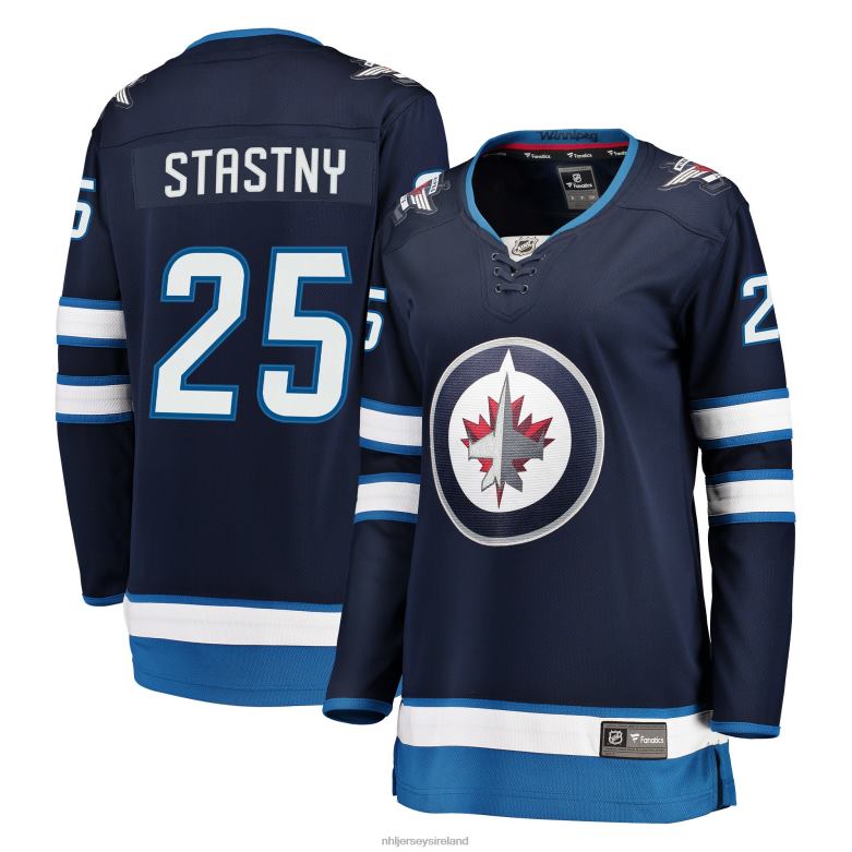 NHL Women Winnipeg Jets Paul Stastny Fanatics Branded Navy Breakaway Jersey D002V2063 Clothing