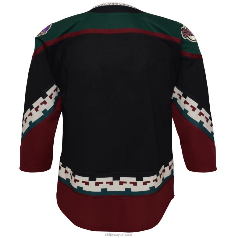 NHL Youth Arizona Coyotes Black 2021/22 Home Premier Jersey D002V739 Clothing