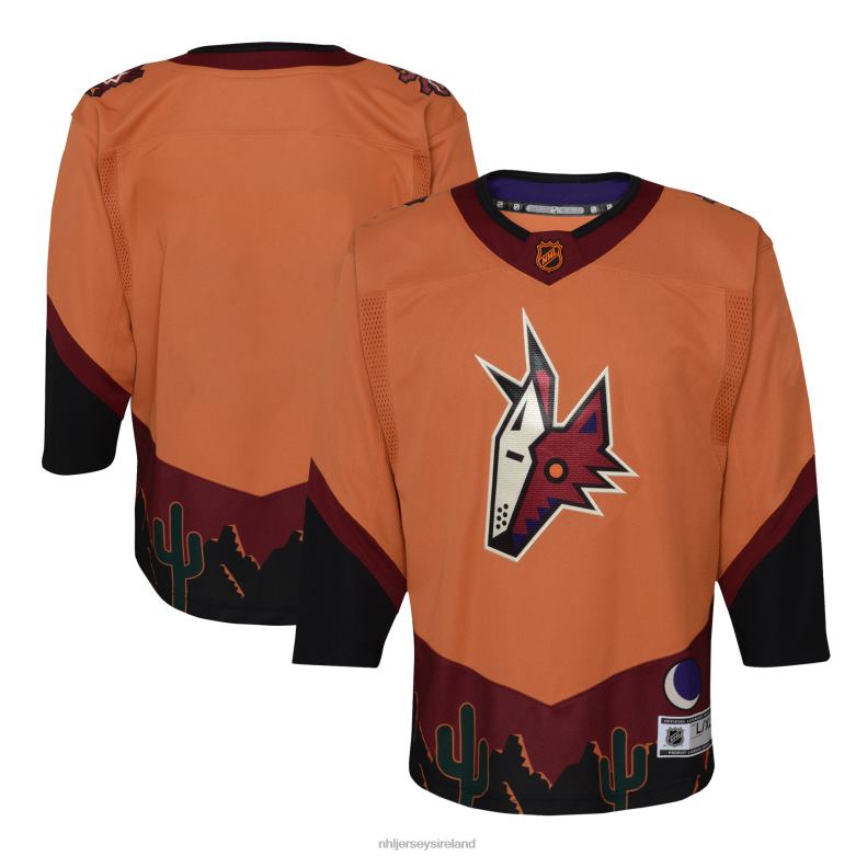 NHL Youth Arizona Coyotes Burnt Orange Special Edition 20 Premier Blank Jersey D002V666 Clothing