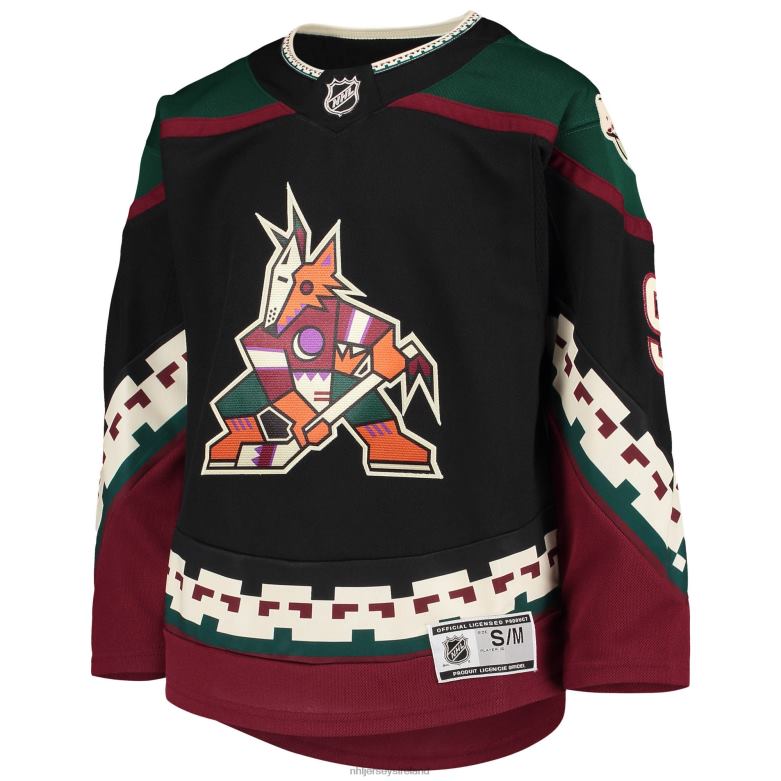 NHL Youth Arizona Coyotes Clayton Keller Black Home Premier Player Jersey D002V737 Clothing
