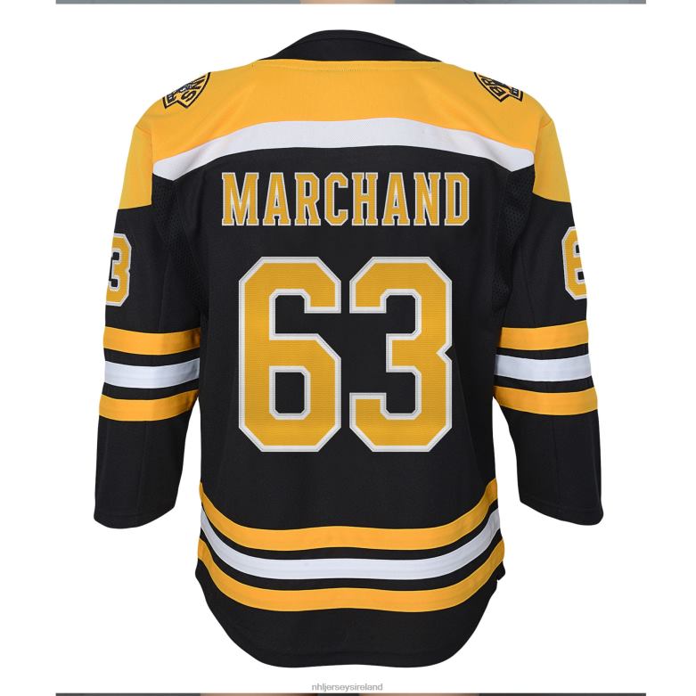 NHL Youth Boston Bruins Brad Marchand Black Home Premier Player Jersey D002V87 Clothing