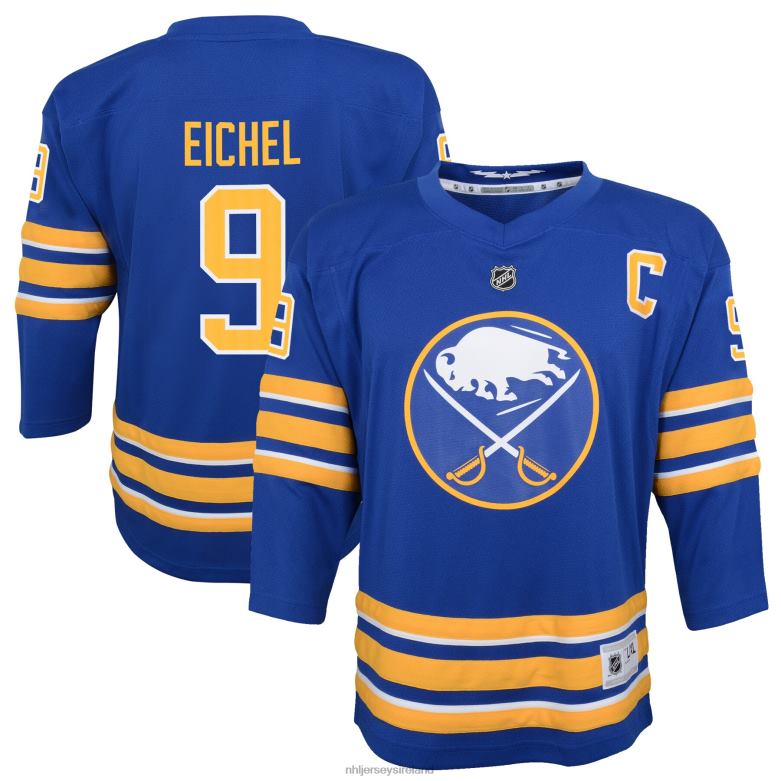NHL Youth Buffalo Sabres Jack Eichel Royal Home Replica Player Jersey D002V953 Clothing