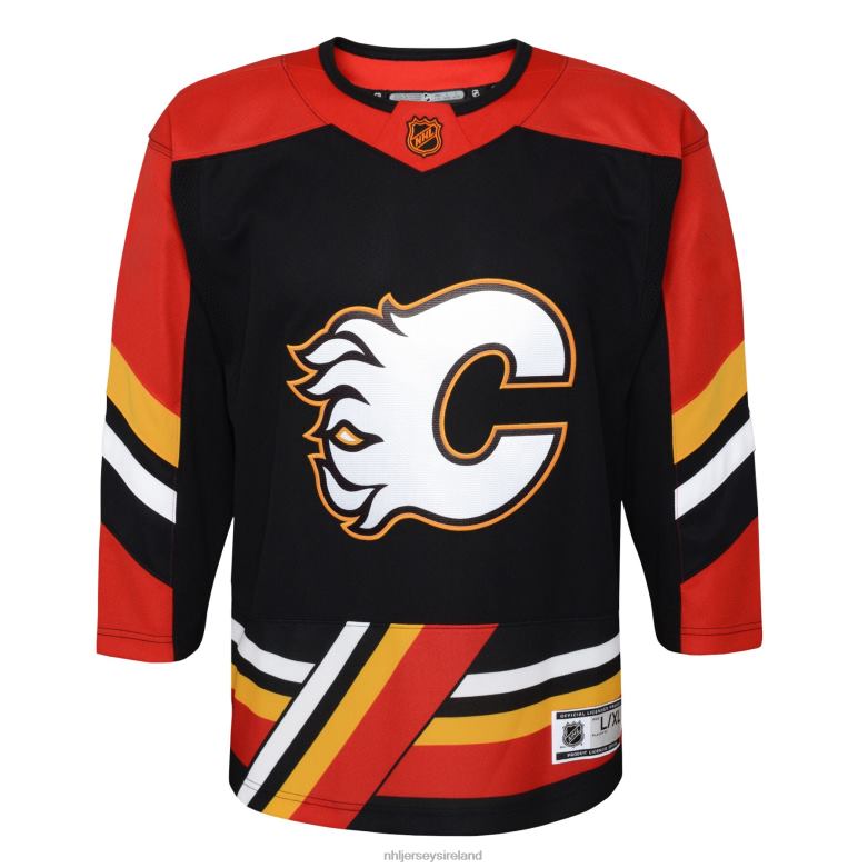 NHL Youth Calgary Flames Black Special Edition 20 Premier Blank Jersey D002V1401 Clothing