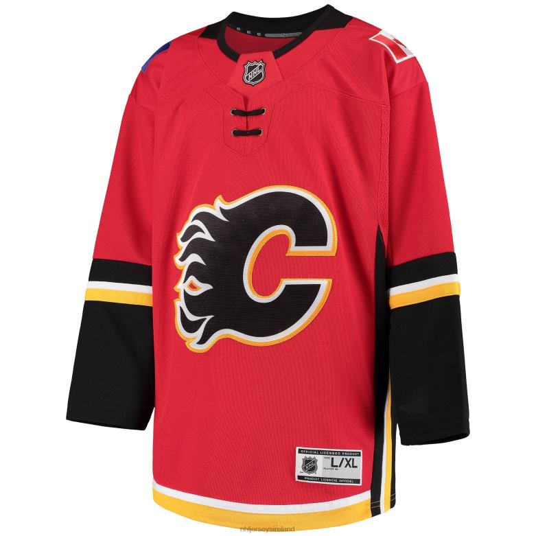 NHL Youth Calgary Flames Red 2020/21 Alternate Premier Jersey D002V1559 Clothing