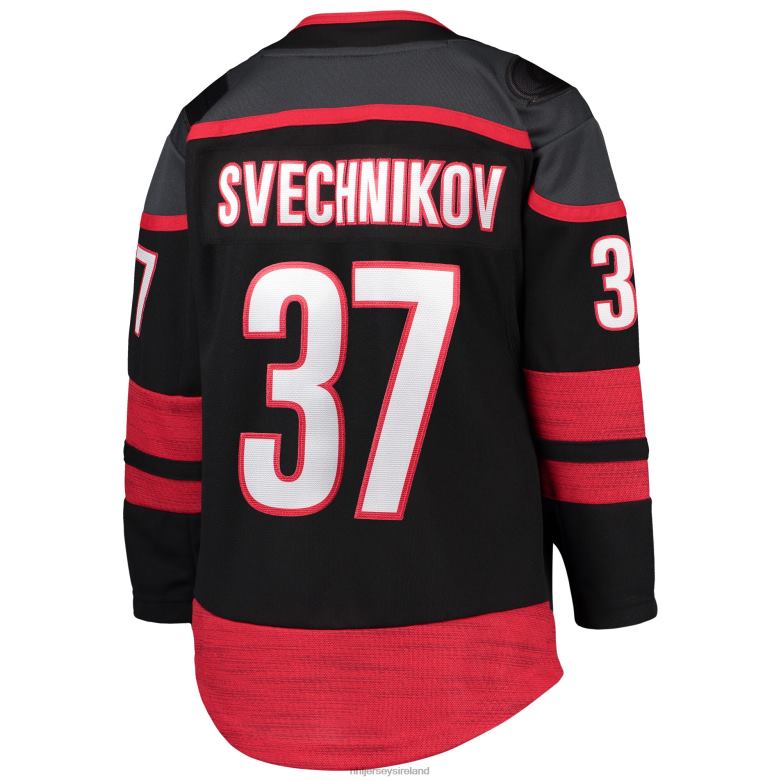 NHL Youth Carolina Hurricanes Andrei Svechnikov Black Alternate Premier Player Jersey D002V255 Clothing