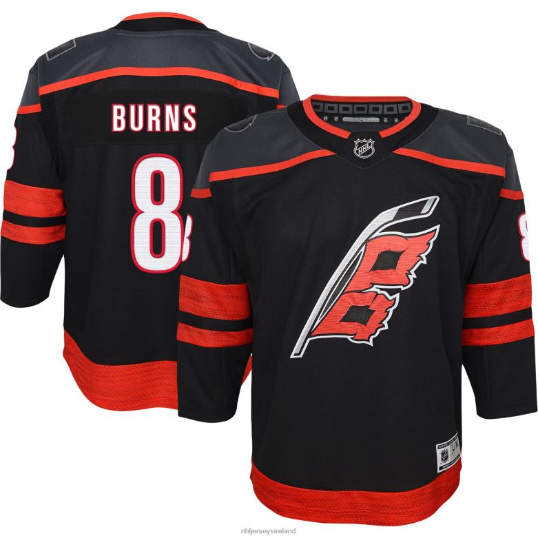 NHL Youth Carolina Hurricanes Brent Burns Black 2022/23 Premier Player Jersey D002V856 Clothing