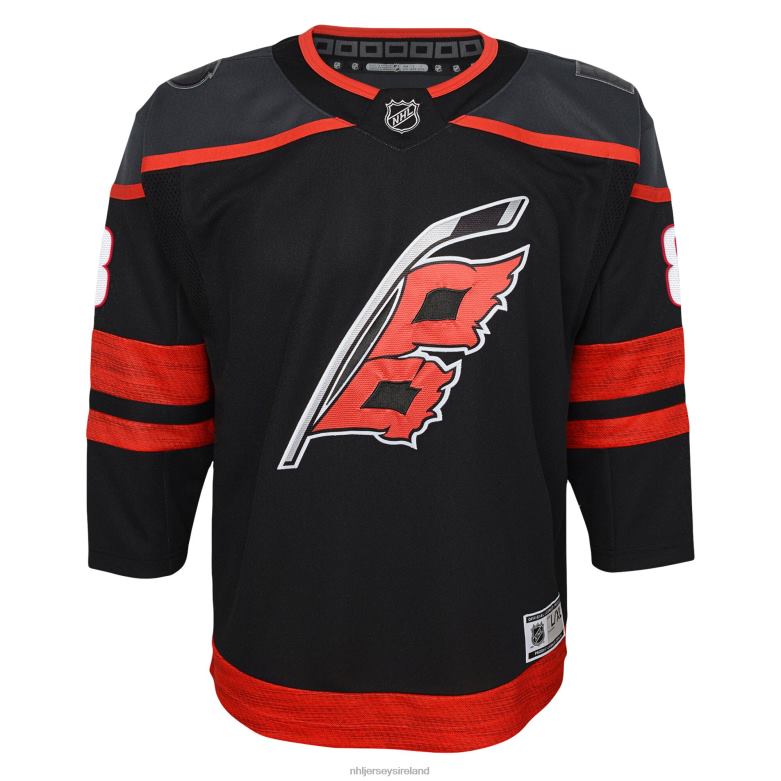 NHL Youth Carolina Hurricanes Brent Burns Black 2022/23 Premier Player Jersey D002V856 Clothing