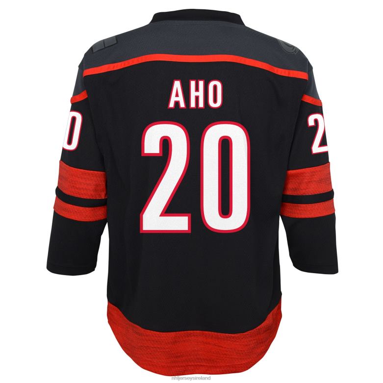 NHL Youth Carolina Hurricanes Sebastian Aho Black Home Replica Player Jersey D002V254 Clothing