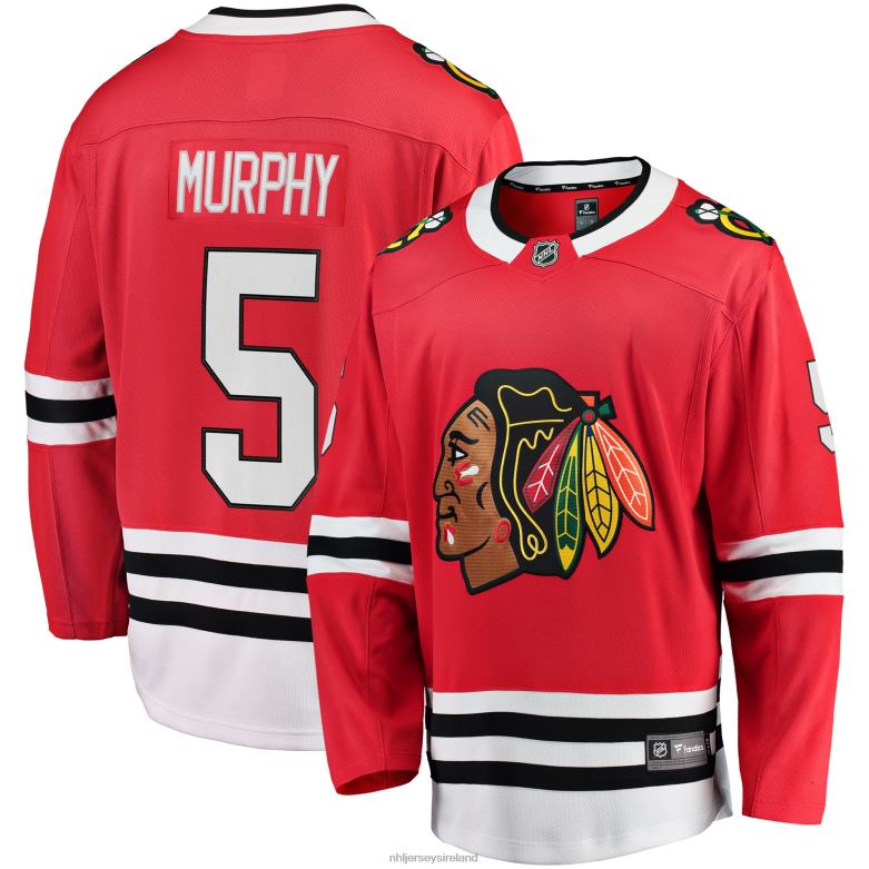 NHL Youth Chicago Blackhawks Connor Murphy Fanatics Branded Red Breakaway Player Jersey D002V1813 Clothing