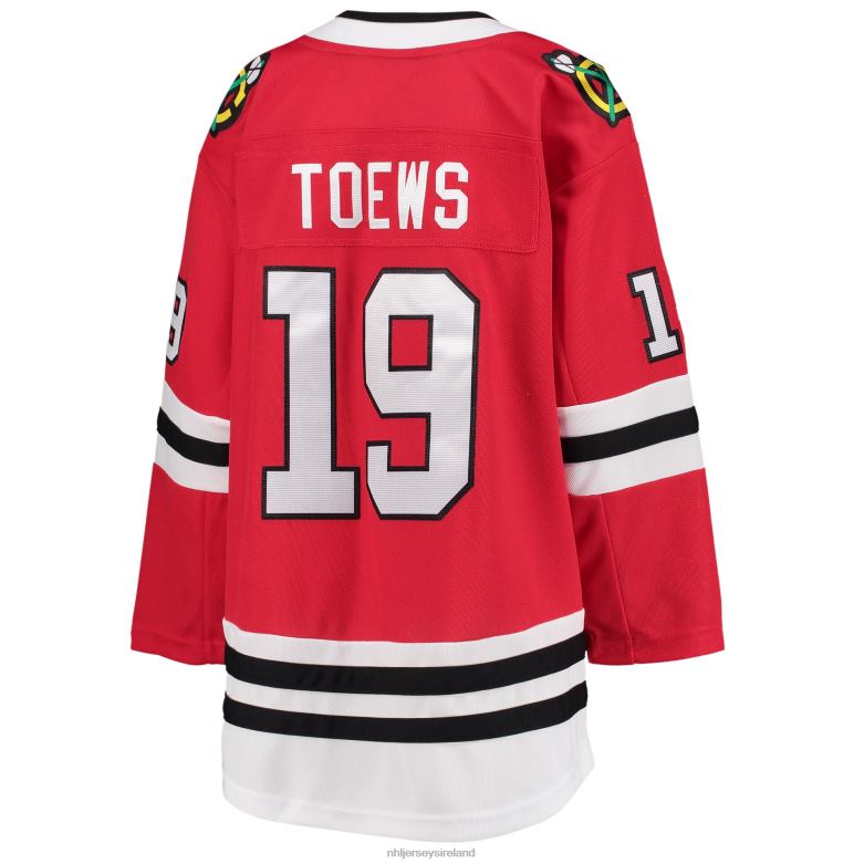NHL Youth Chicago Blackhawks Jonathan Toews Red Home Premier Jersey D002V2126 Clothing