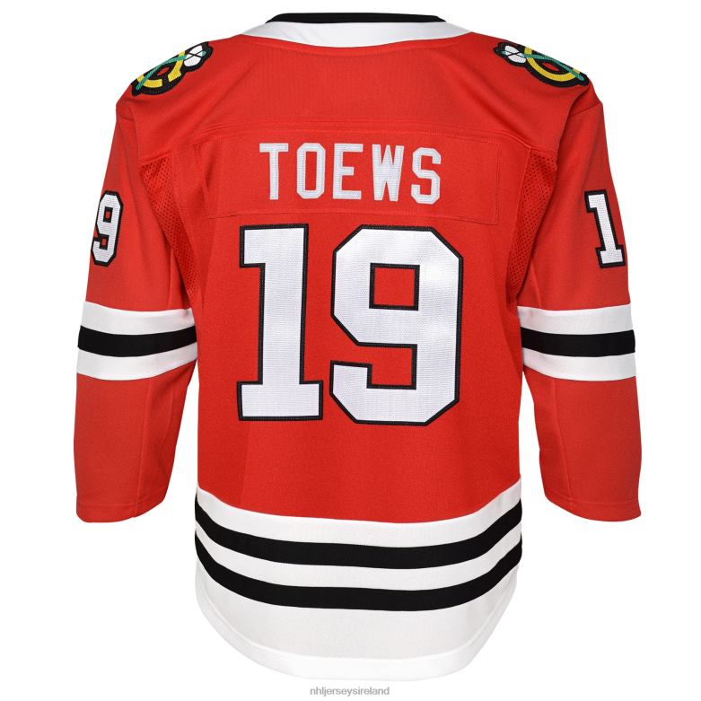 NHL Youth Chicago Blackhawks Jonathan Toews Red Home Premier Player Jersey D002V1028 Clothing